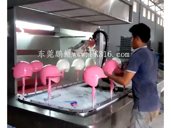 頭盔全自動噴涂生產(chǎn)線