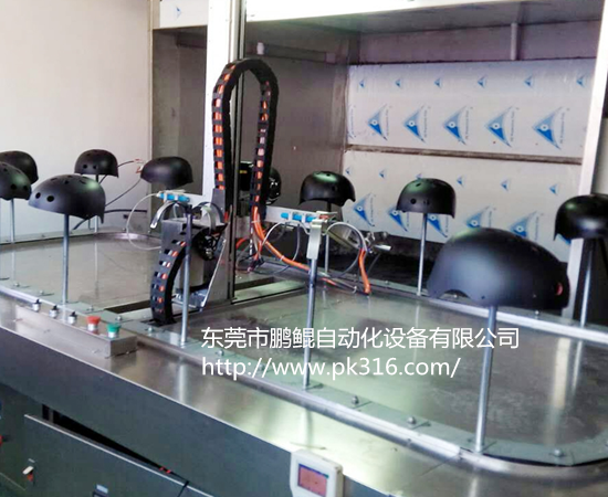 頭盔安全帽自動噴漆機