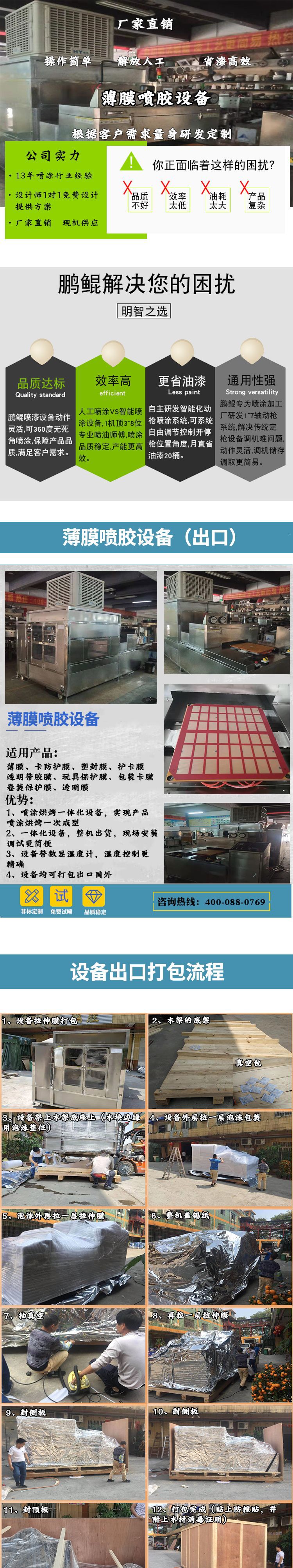 薄膜噴涂烘烤一體噴膠機(jī)