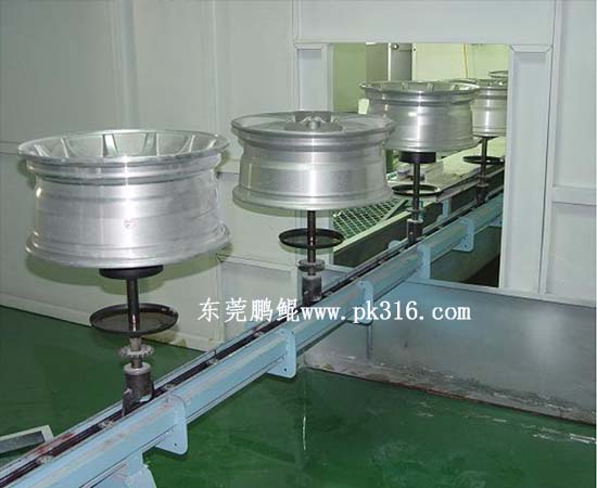 汽車鋁合金輪轂自動(dòng)噴漆線