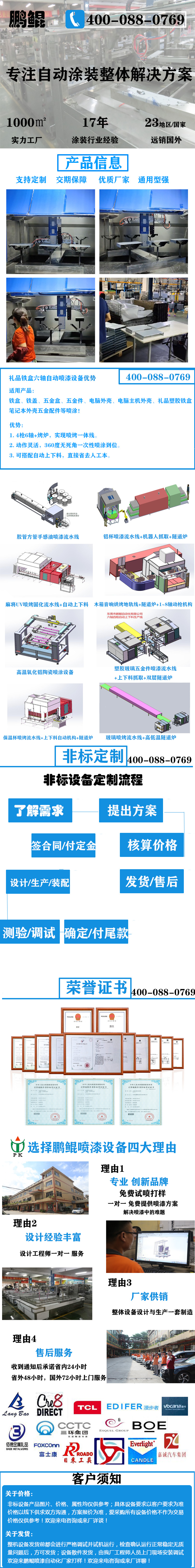 禮品鐵盒六軸自動(dòng)噴漆設(shè)備