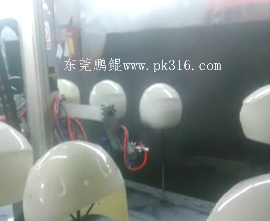 電動車頭盔自動噴涂機