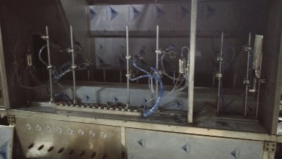 電子稱外殼智能自動(dòng)噴烤一體流水線
