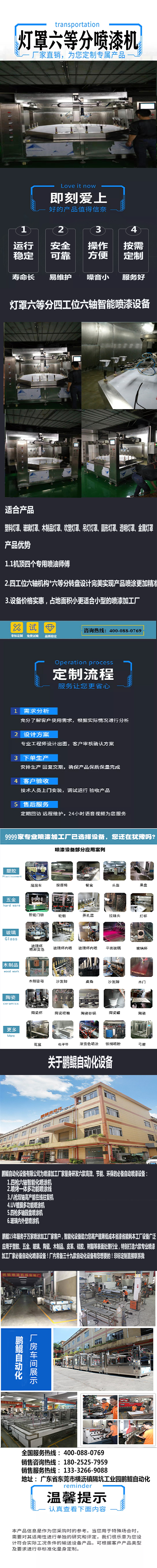 燈罩六等分四工位六軸智能噴漆設(shè)備