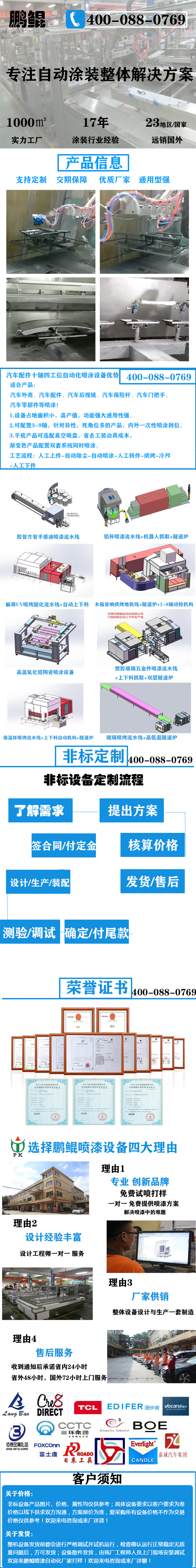 汽車配件十軸四工位自動(dòng)化噴涂設(shè)備